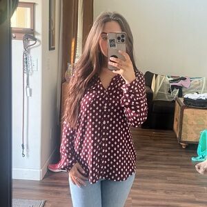 The LOFT acorn blouse